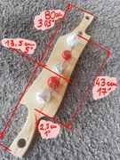 deska do serwowania potraw, sosna, 43x13cm