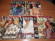 Verena Burda 1,8,9,11,12/1992 Dziewiarstwo, robótki ręczne, sploty, wzory 