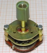 Przełącznik obrotowy 7-pozycji odbiornika radiowego EKD 300 RFT DDR [24]5  