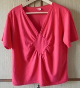 Bluzka damska SUPER GIRL, czerwona, rozm. XL