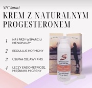 Krem z naturalnym progesteronem NPC Sarati z USA orginalny 