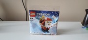 Lego Creator 30580 Święty Mikołaj na nartach saszetka z klockami