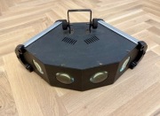 Światło dyskotekowe Flash FLG-256 RGB DMX kolorofon działa na dźwięk