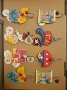 Wieszaki kolorowe dla dzieci G48