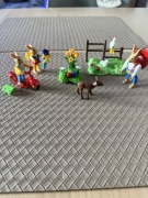 Playmobil figurki Zajączki króliczki rower motor jajeczka