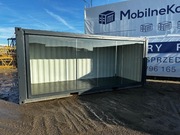 KONTENER WYSTAWOWY EKSPOZYCYJNY Z KONTENERA MORSKIEGO 20 DV ONE WAY