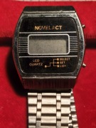 Kolekcjonerski zegarek Novelact z mechanizmem kwarcowym i wyświetlaczem LCD