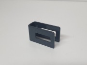 Obejma do paneli ogrodzeniowych 3D do muru RAL7016 klamra uchwyt antracyt