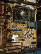 Stara płyta główna - Asus A8N5X + Athlon 3000+ 2.5 GB RAM DDR 