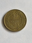 Liban 25 Piastres 1970 rok
