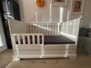 Bellamy Ines łóżeczko 140x70 Elegant White + materac Danpol Softmat Max 