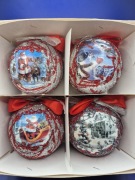 Bombki ręcznie wykonane 12cm kpl świąteczne wzory 