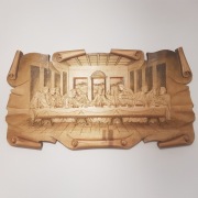 Płaskorzeźba ostatnia wieczerza 