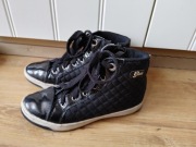 Trampki Geox czarne pikowane r. 33 20-21cm db+