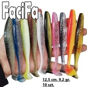 Spinning- Gumy. 12,5 cm- 9,2 gr. 10 szt.