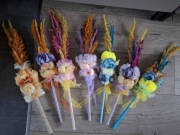 Palmy wielkanocne palma kolorowa nowoczesna kwiaty suszki 