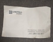 Diora Klawesyn instrukcja obsługi i schemat