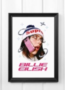 Plakat A4 kodak poster billie eilish 