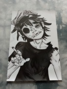 plakat na płótnie zespołu muzycznego gorillaz