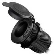 GNIAZDO ZAPALNICZKI PANEL DO ZABUDOWY WODOODPORNE HERMETYCZNE 12V 24V 10A.