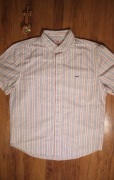 Koszula Levi's r. M biała w paski kr rękaw bawełniana męska 