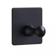 2x Wieszak haczyk samoprzylepny czarny loft