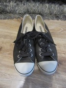 CONVERSE damskie buty trampki czarne skórzane _ 38