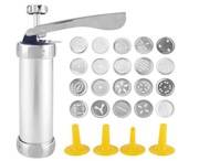 WIELOFUNKCYJNA MASZYNKA PRASKA DEKORATOR DO CIASTEK TORTÓW SZPRYCA