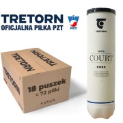Piłki PZT Tretorn Serie+ COURT (karton 18x4 szt.)