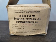 Zestaw Żywica EPIDIAN 53 - Aeroklub PRL Krosno 1982 - Eksponat