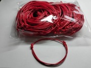 bransoletka sznurkowa/baza bransoletki czerwona