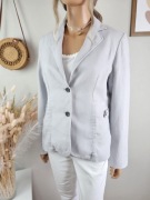 Marynarka InWear 100% len szara gołębia żakiet lniany lniana M 38 premium