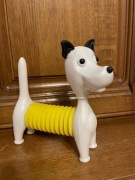 piesek harmonijka  zabawka z PRL-u