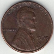 122 USA 1 cent 1949