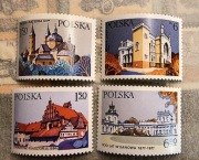 Znaczki pocztowe - Zamki i klasztory