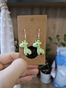 Kolczyki żyrafa z żyrafami 