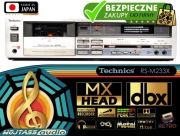 Deck TECHNICS RS-M233X * MX Head * dbx * Dolby B/C * CUE/REV magnetofon