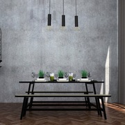 LAMPA WISZĄCA DANTE 3XGU10 - CZARNY/ZŁOTY - MLP7249 PROMOCJA  