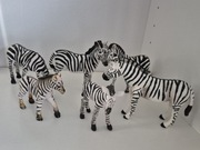 Zestaw rodziny zebr schleich/ no name