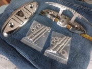 Knaga składana, żeglarstwo, jacht, łódka, motorówka,2 sztuki komplet,+śruby