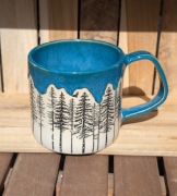 Kubek handmade | ceramika | las