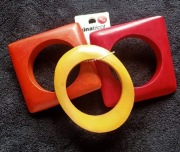 Bransoletki drewniane 3 sztuki