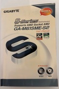 KSIĄŻKA INSTRUKCJA OBSŁUGI GIGABYTE S-SERIES AMD AM2 GA-M61SME-S2 USER'S 