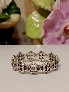 Srebrny pierścionek Wishbone 