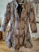 Wyprzedaz szafy sukienka retro vintage wyszywana koronka przepiękna 36 s