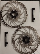 Tarcze hamulcowe SM-RT64-L +adaptery SM-MA-F203P/P