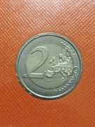 Moneta w folderze Watykan 2 euro 2016r. - Żandarmeria - Bardzo Rzadka