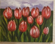 Obraz na płótnie tulipany 