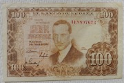 Hiszpania ESP 100 peset 1953 P# 145 Malarz Realista Julio Romero de Torres