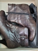 Kozaki botki skóra naturalna miękka MARIA BELLESI 